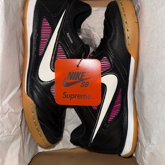 Nike SB Gato QS; Size 5.5 Mens; Black/White-Spirit Teal; SUPREME Nike SB; NEW - Picture 9 of 14